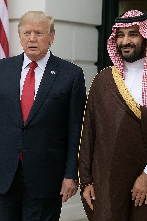 Trump pulling out all the stops to welcome Saudi crown prince for first White House visit since Khashoggi killing