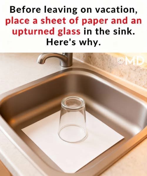 The Easy Sink Step That Helps Keep Your Home Fresh While You’re Away