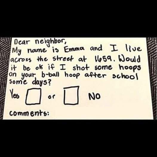 A Neighbor’s Kind Response That Made a Little Girl Smile