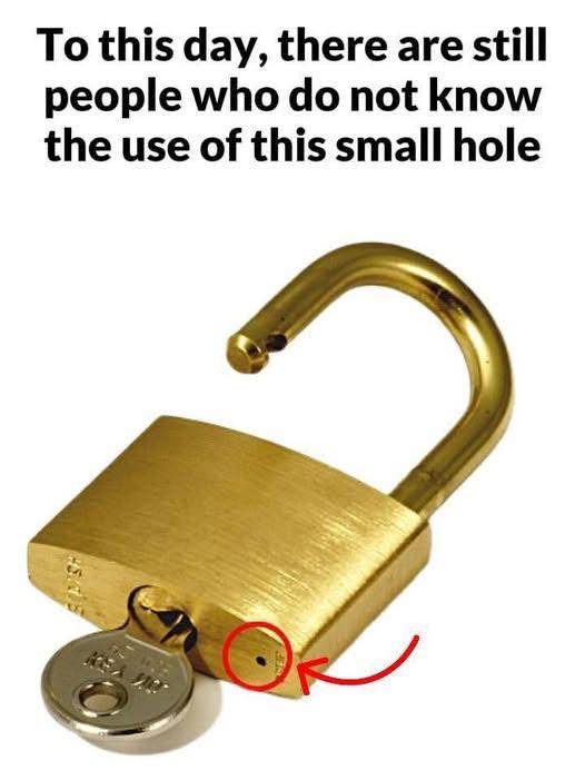 What is that little hole at the bottom of a padlock for? This clever design feature prevents rust, lets water drain, allows lubrication when locks jam, and reveals how everyday objects often hide smart engineering details that make life safer and easier.