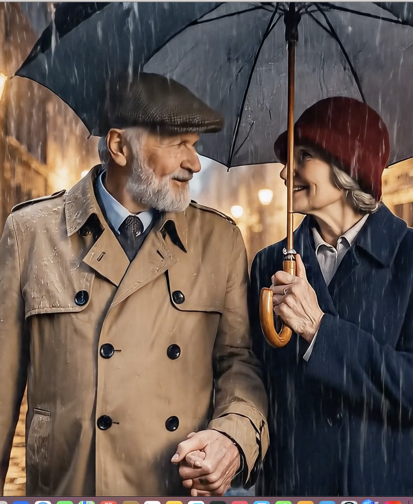 47 years without seeing herโฆ but she returned to the same street, under the rain. No one could believe what happened next