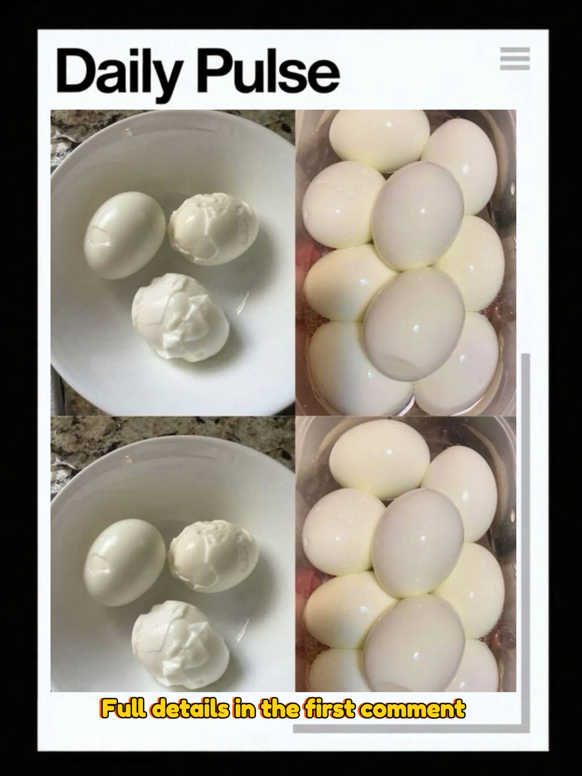 So many people know this easy trick for perfectly peeled hard-boiled eggs — have you heard about it?