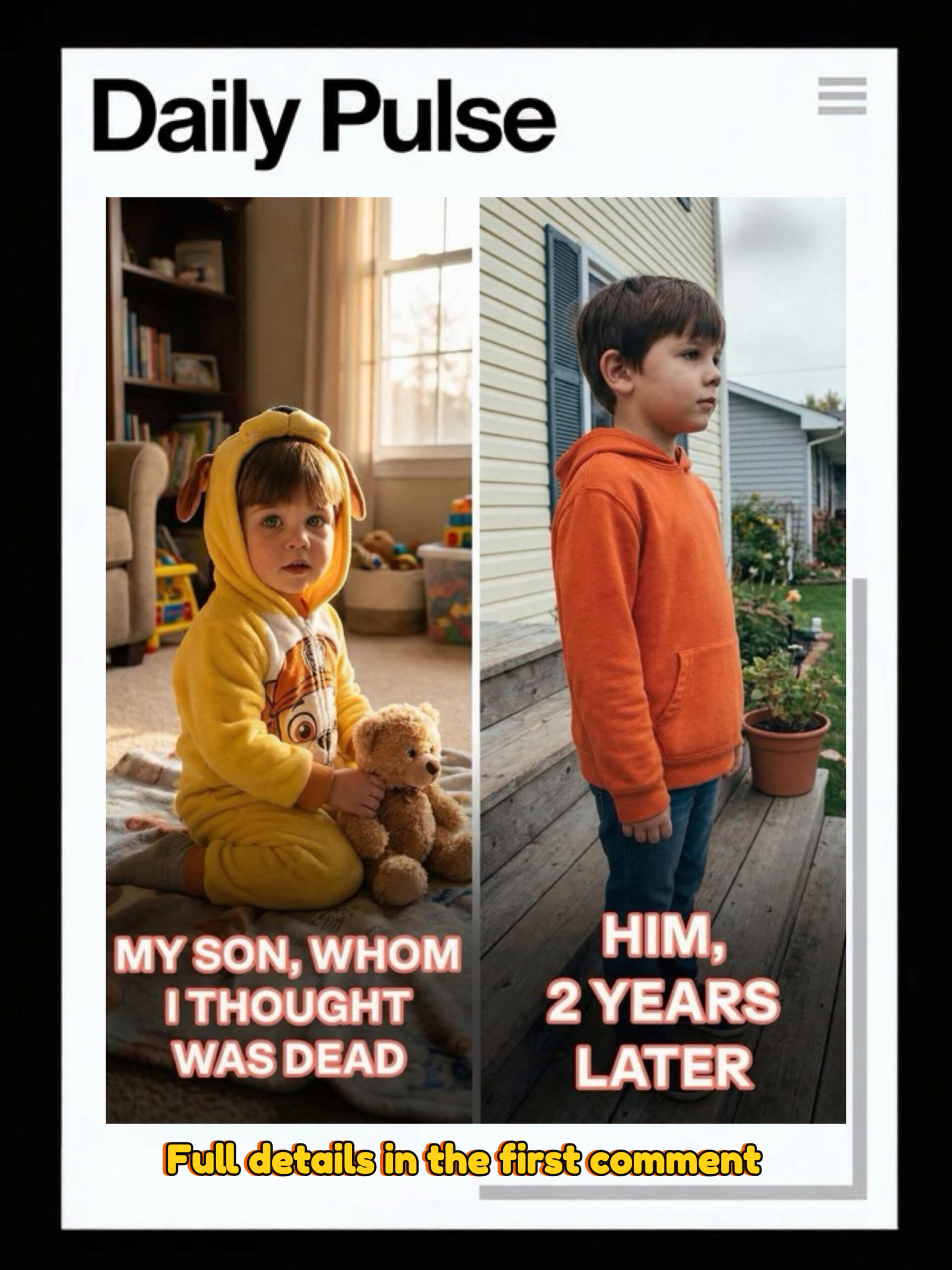 What Happened When an Unexpected Knock Arrived Two Years After Losing My Son”