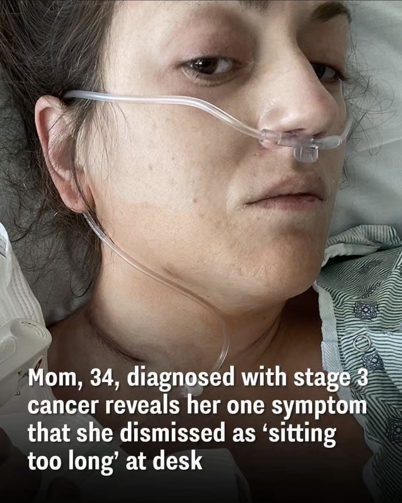 Mom, 34, Diagnosed With Stage 3 Cancer Reveals the One Symptom She Mistook for ‘Sitting Too Long’ at Her Desk