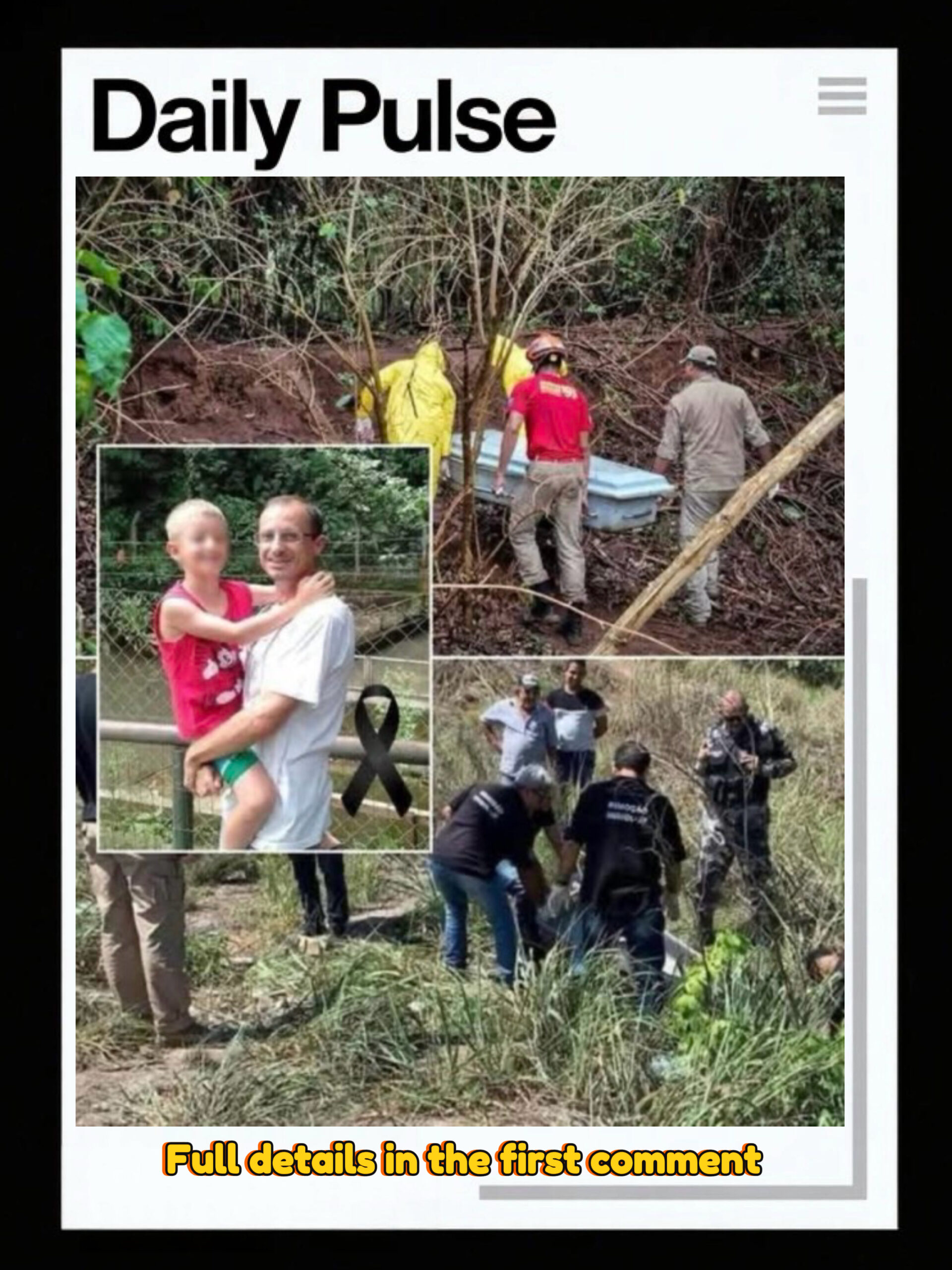 Father needed support during the wake…