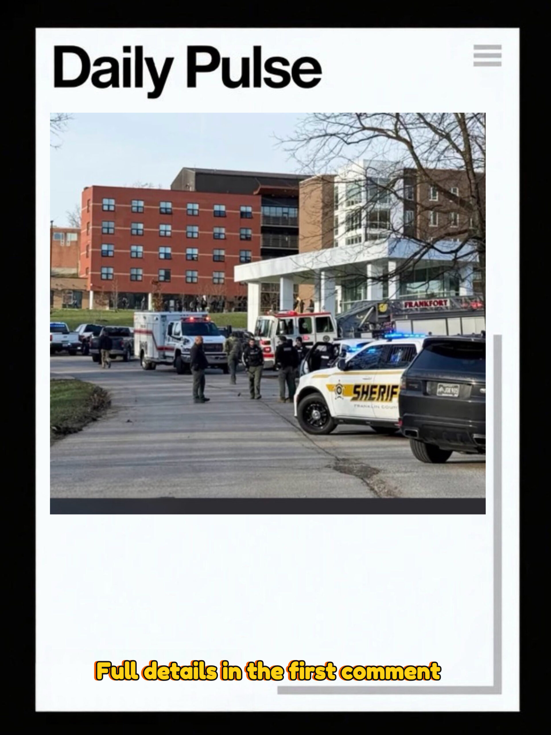 A Quiet Campus Turned Into a Crime Scene… Students in panic, What Really Happened at KSU?