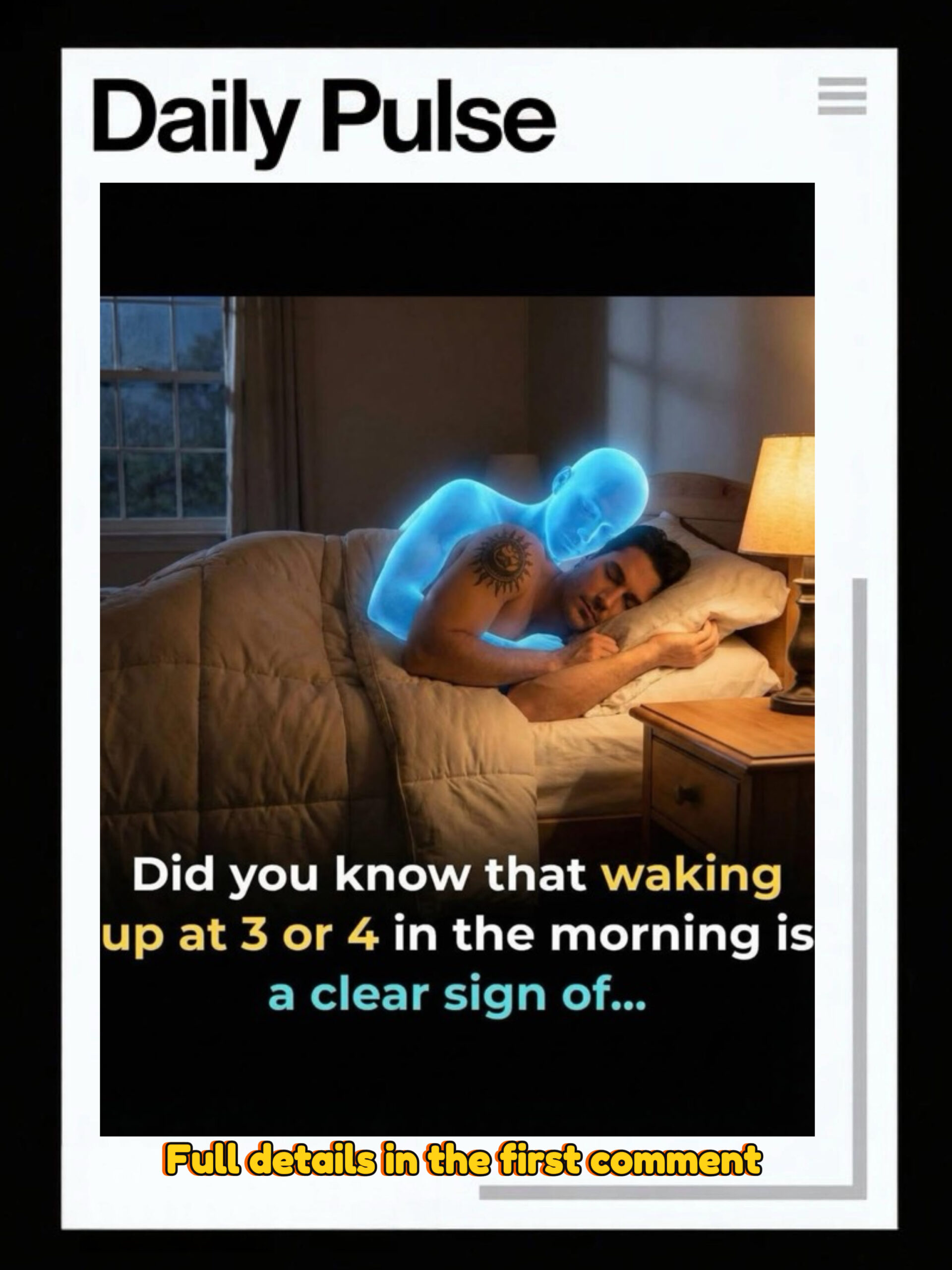 Waking Up Between 3 a.m. and 5 a.m.? Here’s What May Be Causing It