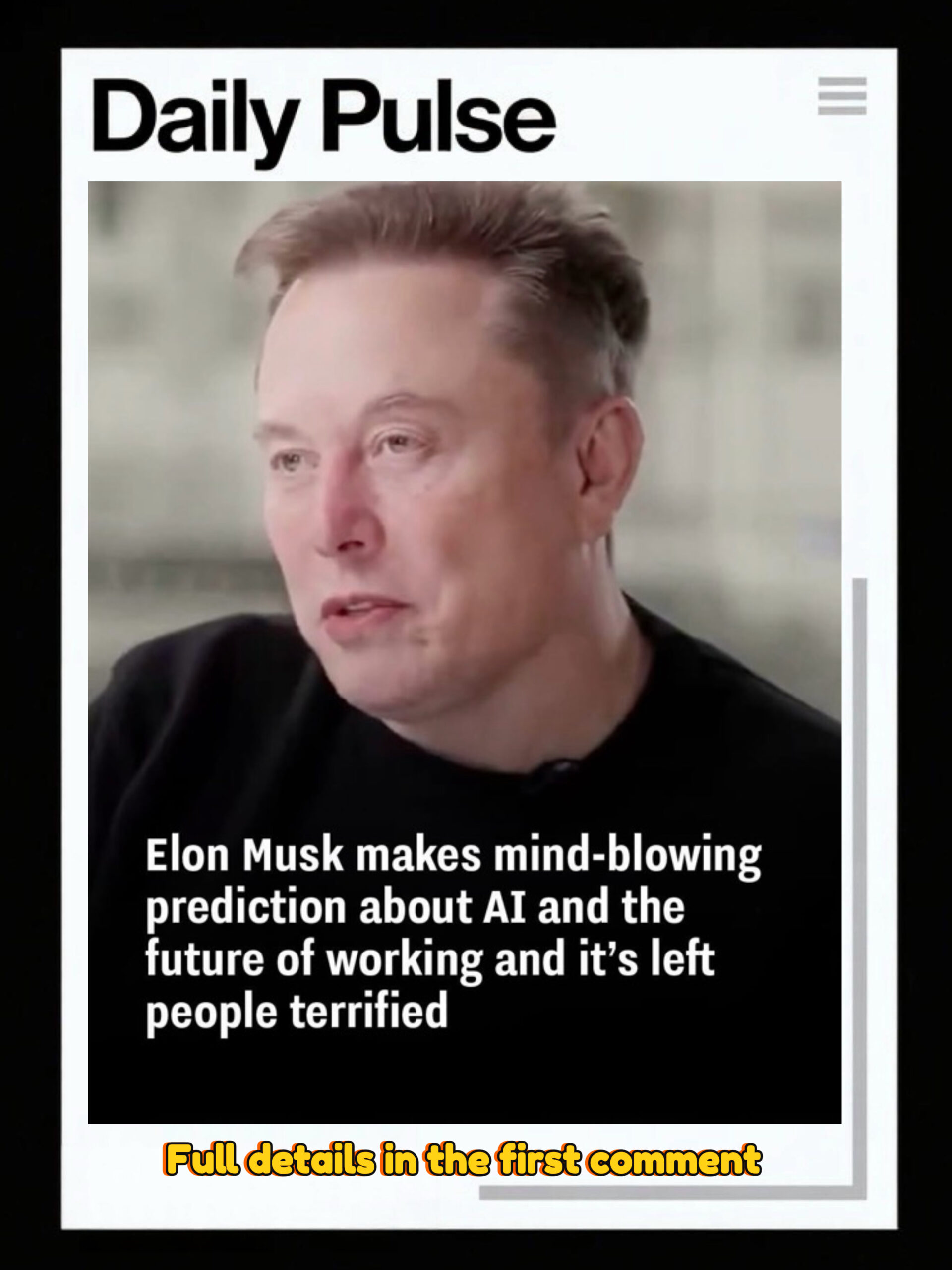 Elon Musk makes mind-blowing prediction about AI and the future of working and it’s left people terrified