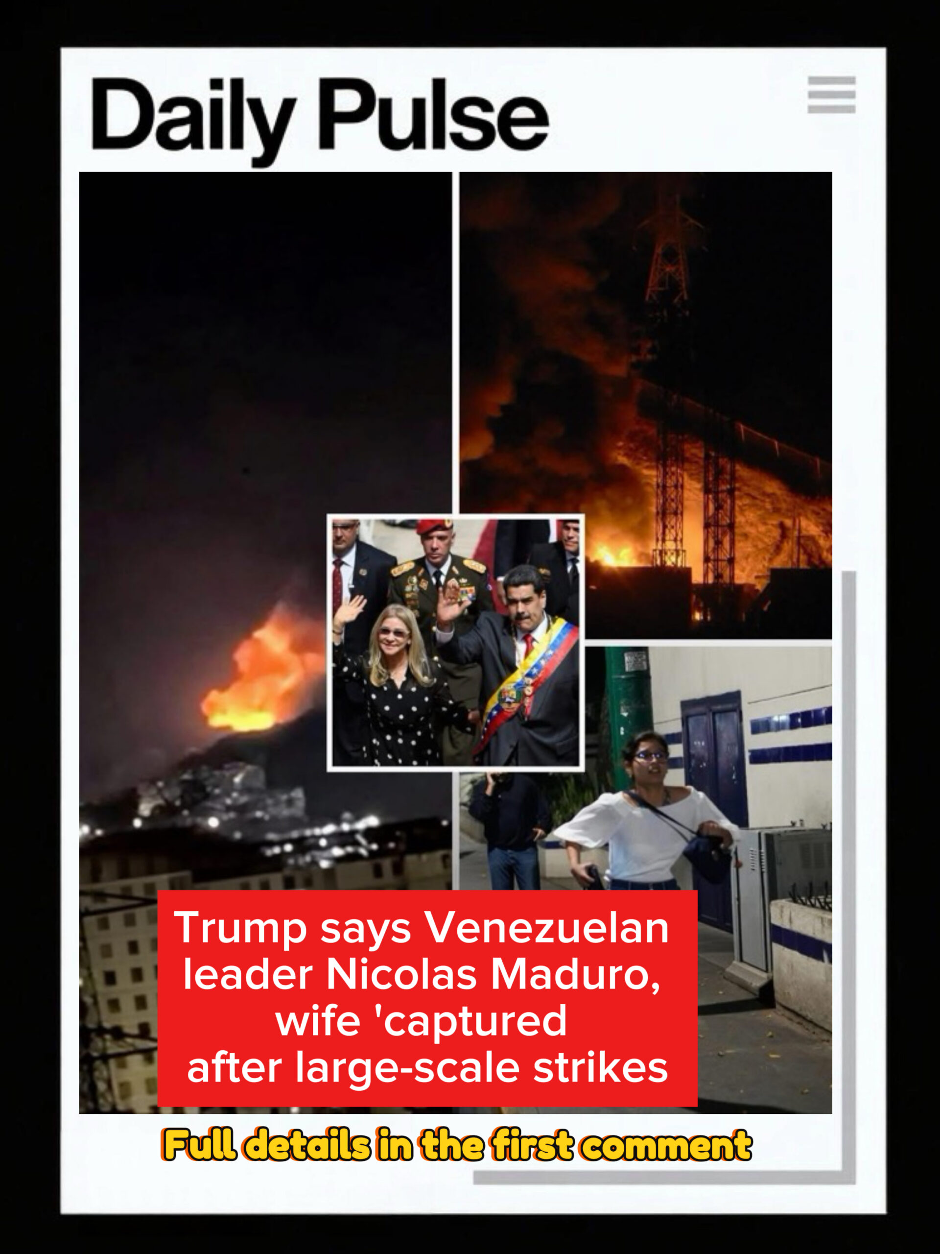 Maduro Captured? Trump Makes Statement