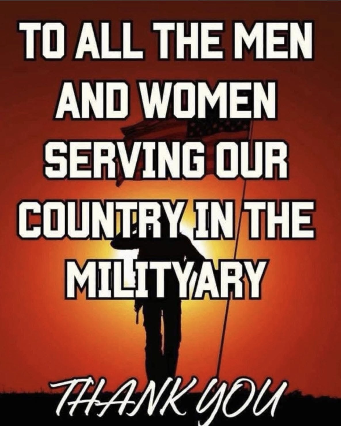 Behind Every Uniform Lies Courage, Sacrifice, and Honor – Thank You!