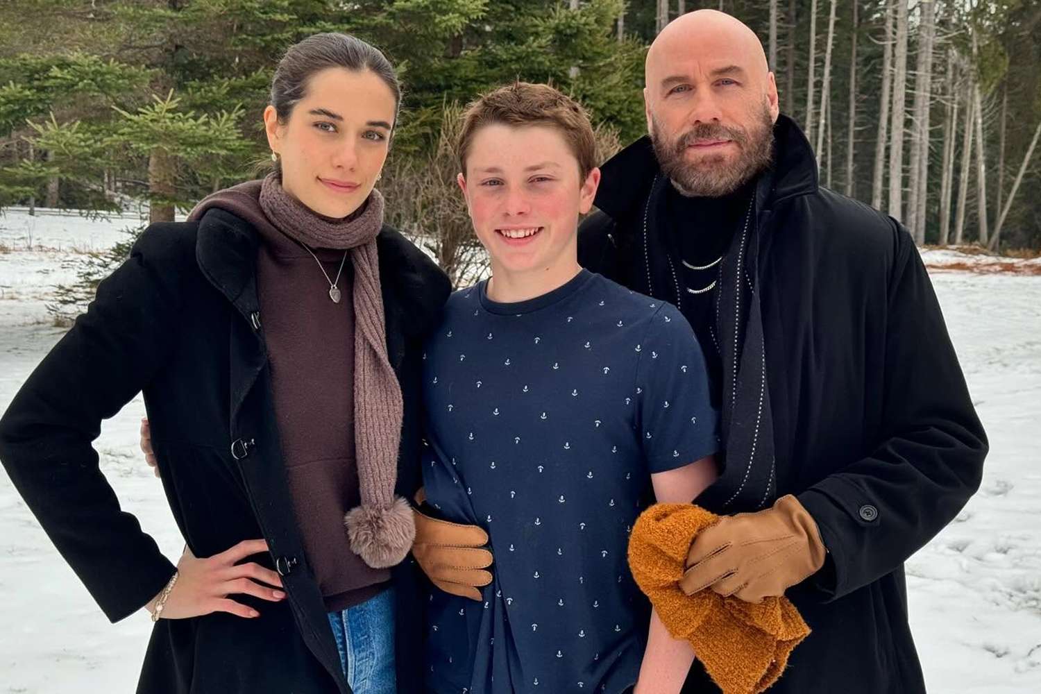 John Travolta Seen in New Emotional Family Photo with His Grown Children