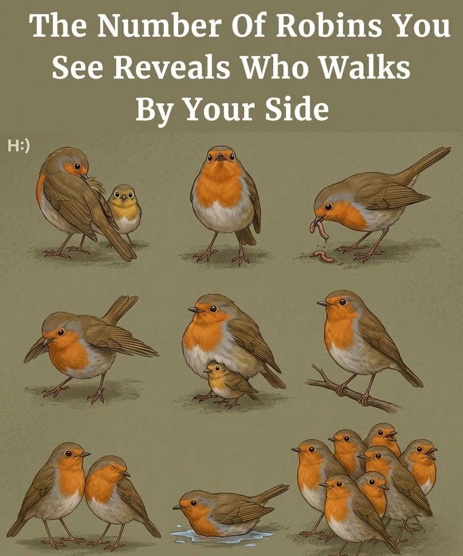 The number of robins you notice is often linked to symbolic beliefs and spiritual meanings connected to nature, signs, and everyday encounters with birds. Many people tend to give personal meaning to these moments, while psychologists explain that emotions, memories, and the human mind’s ability to recognize patterns can shape how such experiences are understood in daily life.